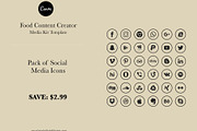 Food Media Kit Template | Canva, a Social Media Template by Bonita Digital Design (Thumbnail 7 of 7)