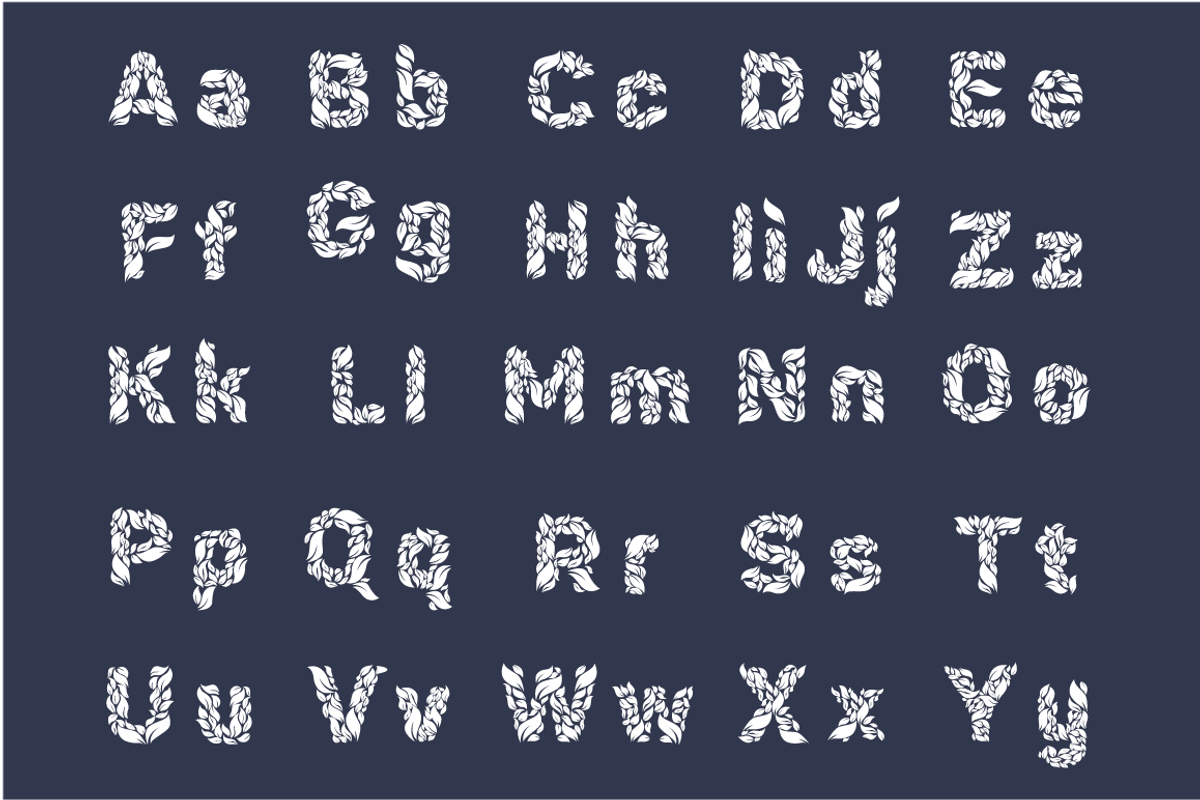 Eco letter set, a Decorative Illustration by airunreal (Photo 4 of 33)