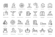 Manufacturing and Industrial Icons, an Outline Icon by Tettygreen (Thumbnail 2 of 2)