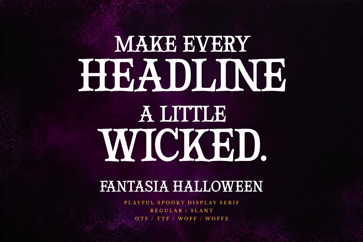 Fantasia Halloween - Spooky Typeface, a Serif Font by agnyhasyastudio (Photo 13 of 13)
