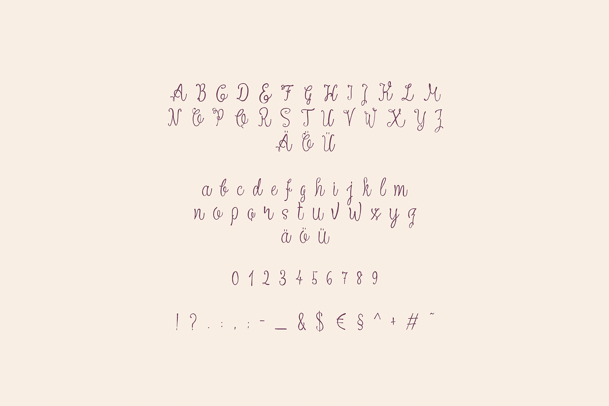 Daphne Font preview 5