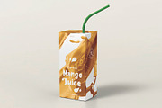 Juice Carton Packaging Box Mockup, a Packaging Mockup by DesignRushMarket (Thumbnail 5 of 15)