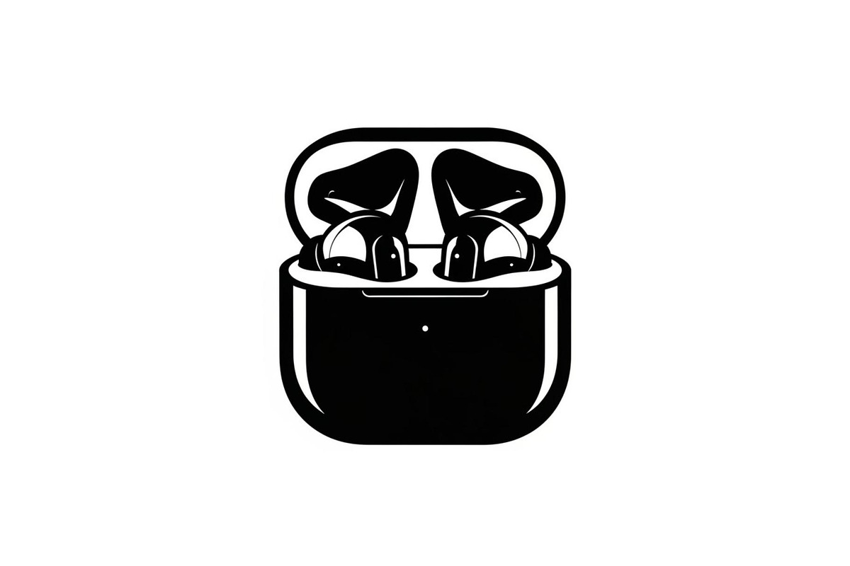 50 Wireless Earbuds Silhouette Icon, an Illustration by abu67222 (Photo 14 of 51)