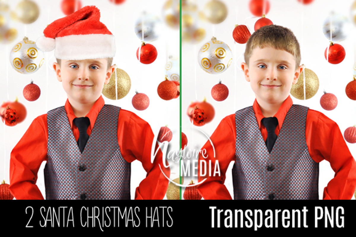 Digital PNG Christmas Santa Hat 2 preview 2