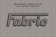 Fabric Logo Mockup Layout, a Layer Style Add-On by CreativeShaper (Thumbnail 1 of 3)