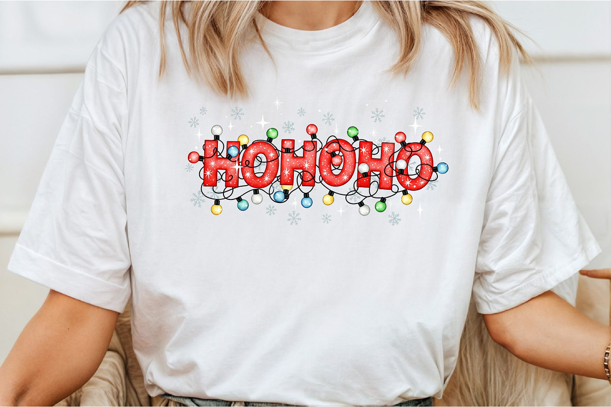 Ho Ho Ho Christmas PNG, an Illustration by DreamCafeArt (Photo 3 of 7)
