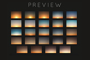 Moody Sunrise Photoshop Overlays, a Background Graphic by Prestige Photography (Thumbnail 5 of 10)