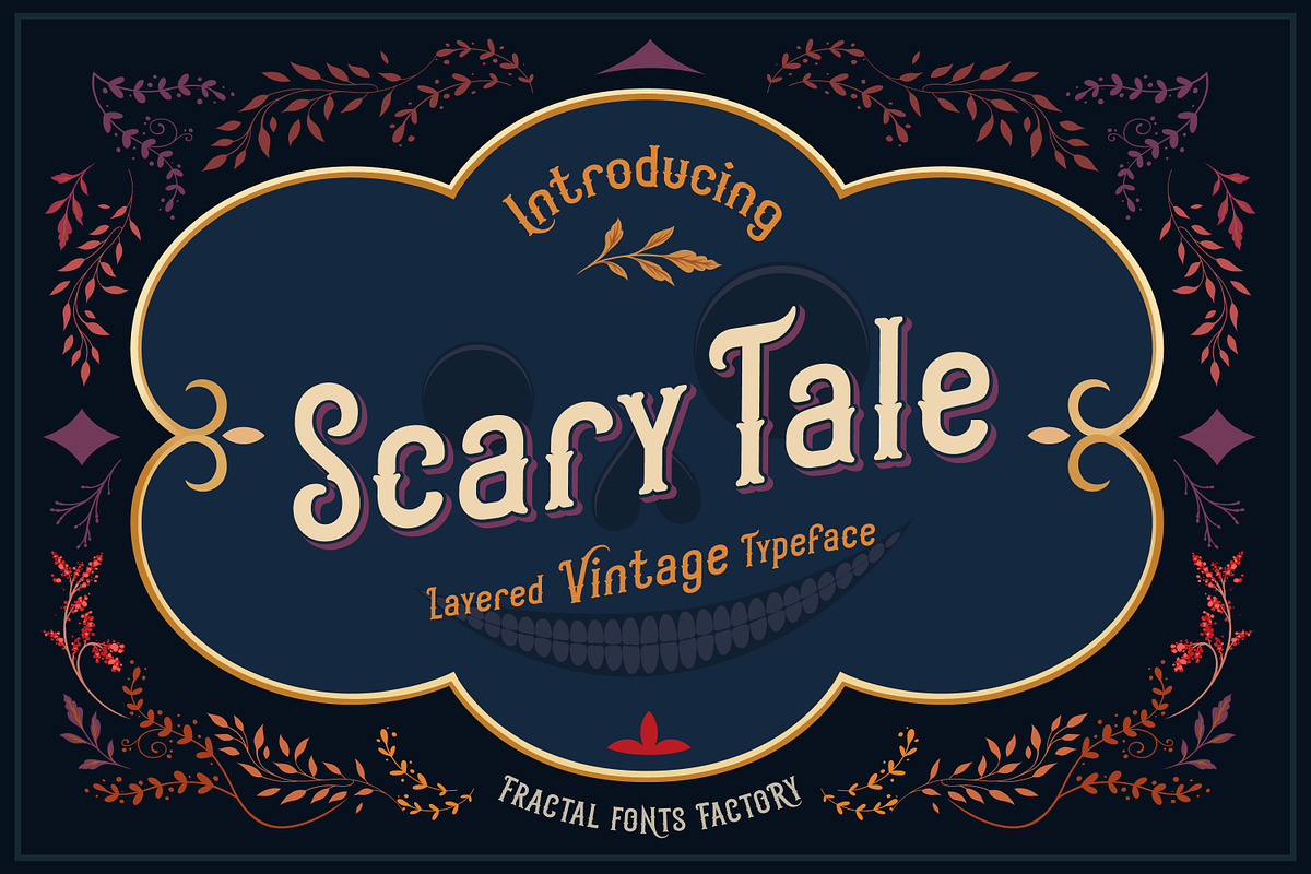10 Vintage Font Families Bundle #3, a Blackletter Font by Fractal fonts & graphics (Photo 7 of 67)