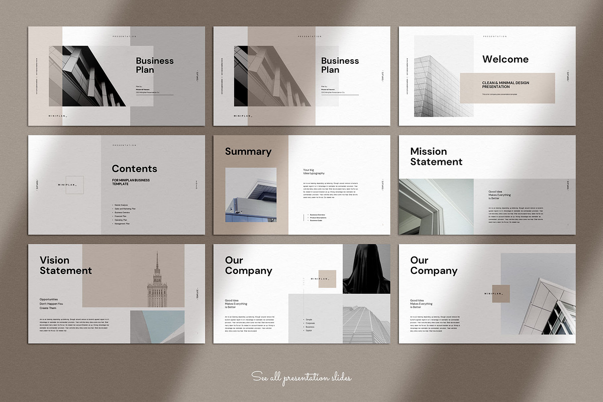 Business Plan PowerPoint Template, a Presentation Template by TemplatesForest (Photo 3 of 13)