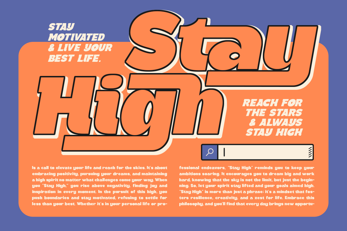 Fralia - Cartoon Retro Bold, a Sans Serif Font by Pandeka Studio (Photo 7 of 12)