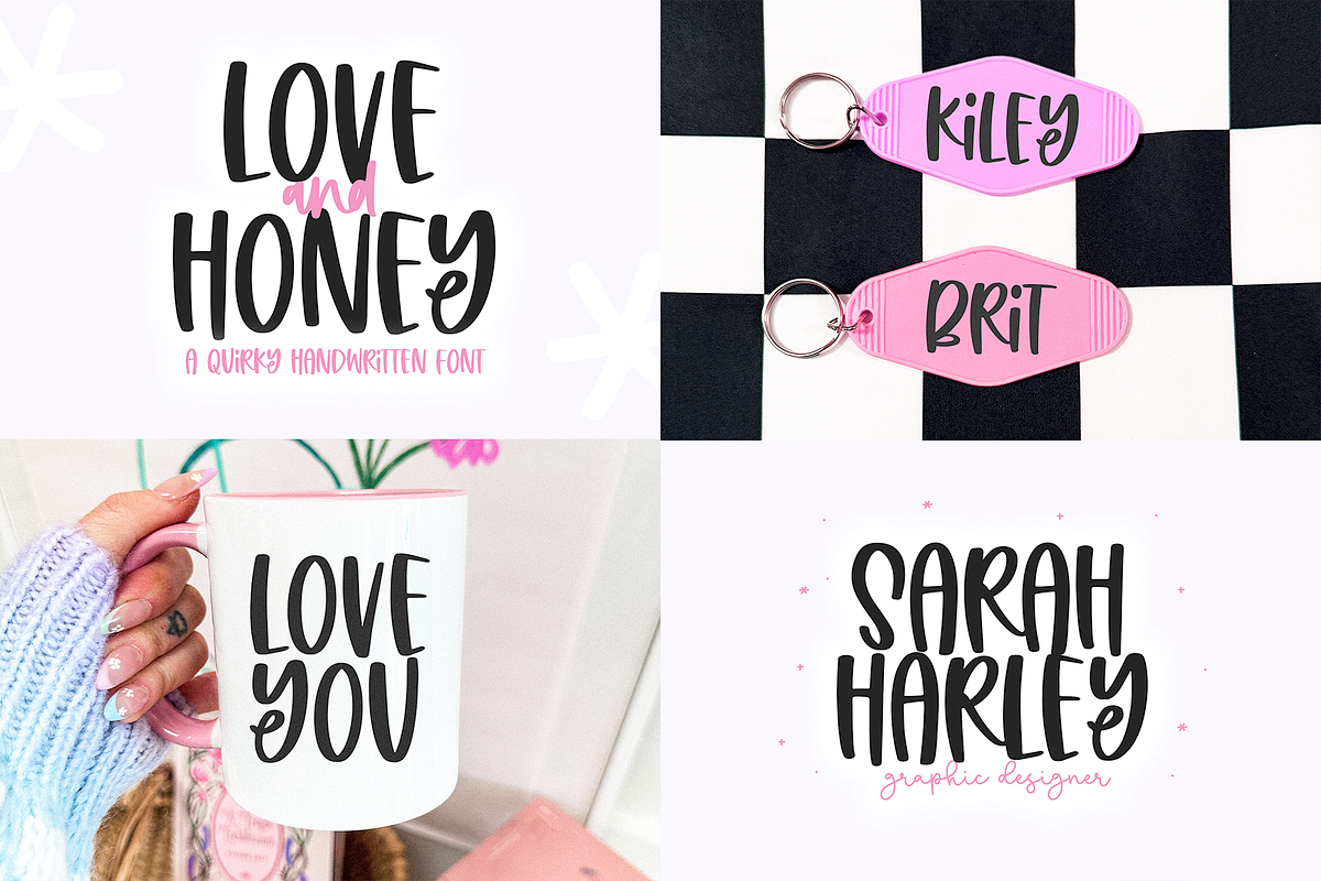 Love Font Bundle | 10 Cute Fonts, a Handwritten Font by KA Designs (Photo 8 of 12)