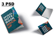Spiral Notebook Mockup, a Product Mockup by GraphicsPixel (Thumbnail 1 of 5)