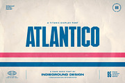 Atlantico Font, a Sans Serif Font by Indieground Design Inc. (Thumbnail 1 of 5)