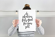 Flower Child whimsical brush font, a Script Font by Angele Kamp (Thumbnail 4 of 6)