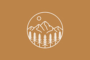 Mountain and Forest Abstract Logo, a Branding & Logo Template by Signatoro (Thumbnail 3 of 3)