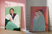 Trendy Art Gallery 3, a Graphic by Wall Art Print Studio (Thumbnail 8 of 13)
