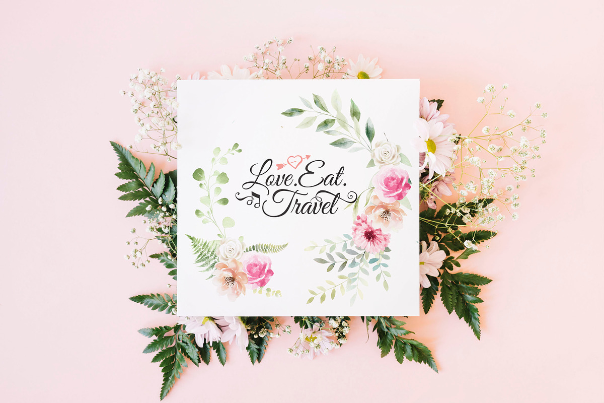 Soft Pastel Spring/Summer Watercolor, a Pattern Graphic by Deckar_art (Photo 4 of 5)