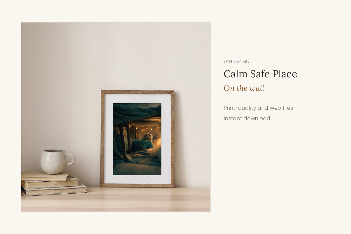 Calm Safe Place, Set of 10, a Decorative Illustration by LanternkinStudio (Photo 5 of 11)