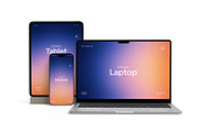 Laptop Macbook Screen Mockup Bundle, a Mac Mockup by graphypix (Thumbnail 7 of 14)