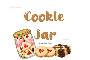 Cookie Jar Display Font Handwritten