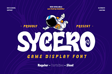 Sycero - Game Display Font