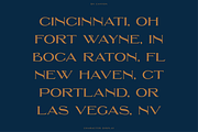 Canyon - An Elegant Serif Typeface, a Sans Serif Font by Bnick (Thumbnail 6 of 9)