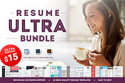 15 Resume Templates - Ultra Bundle, a Resume Template by RockStarUI (Thumbnail 1 of 6)