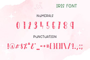 Iris - Cute Decorative Font, a Symbol Font by AnningArts (Thumbnail 6 of 8)