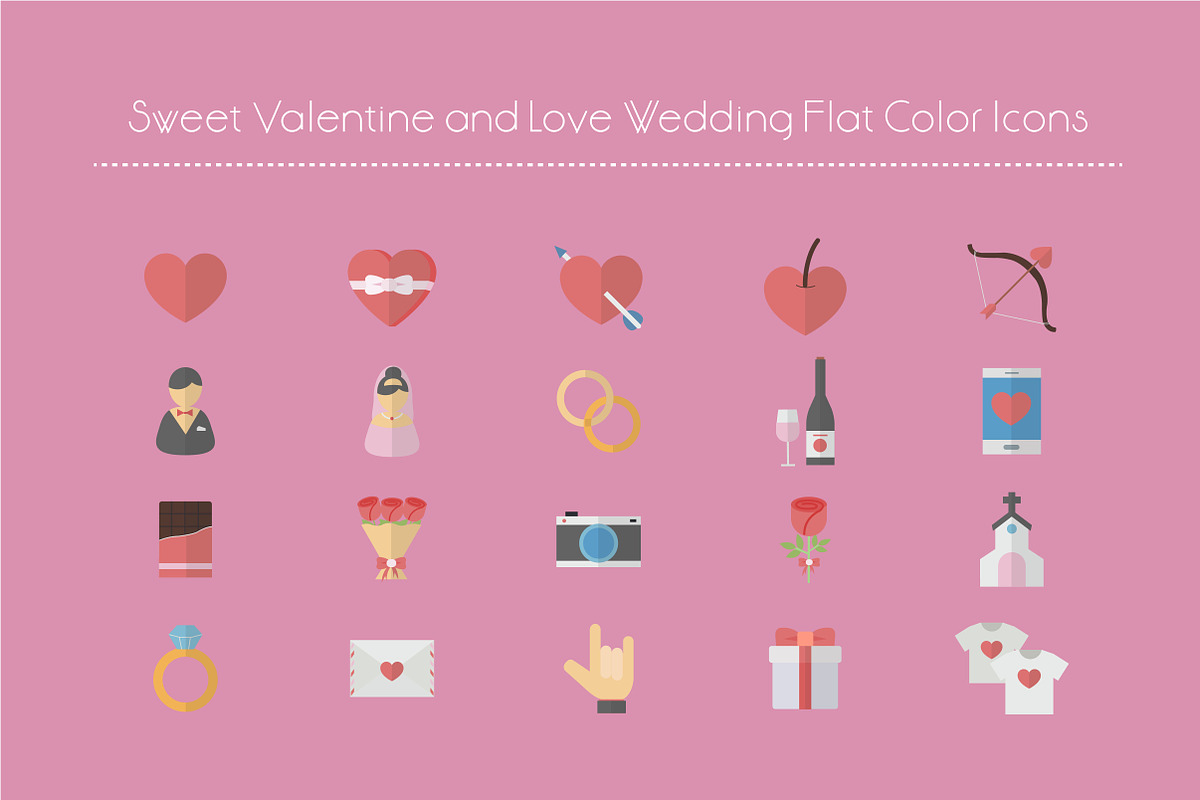 Sweet Valentine and Wedding Icon, an Outline Icon by Karawan (Photo 1 of 2)
