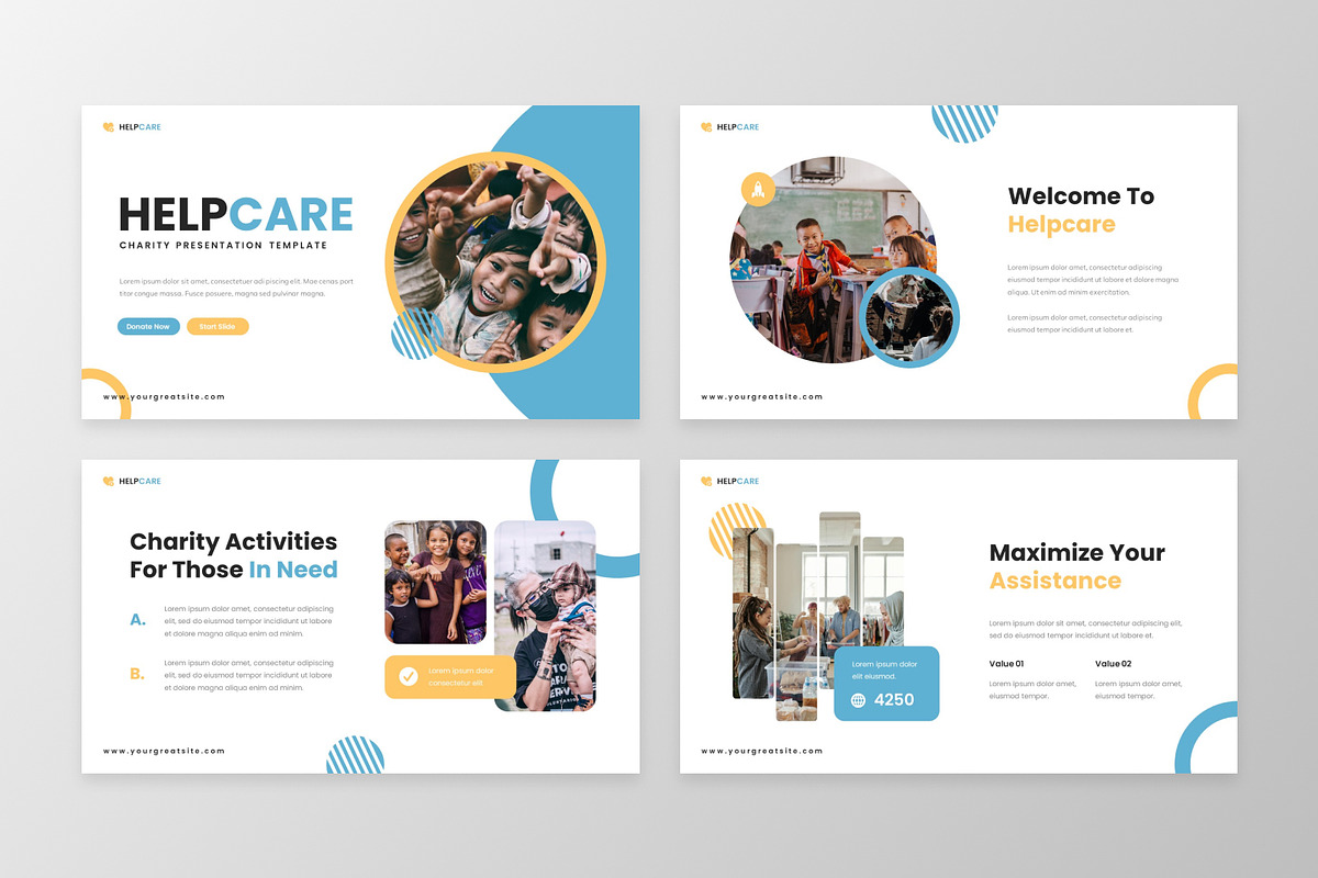 Helpcare - Charity Keynote Template, a Presentation Template by MtvtdArt (Photo 2 of 6)