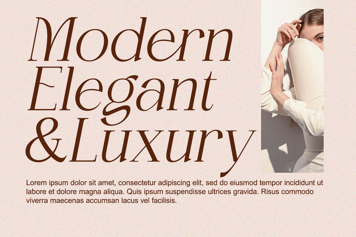 Chambery - Modern Elegant Luxury, a Serif Font by Qweera Studio (Photo 2 of 12)