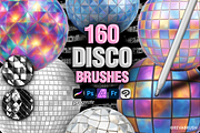 Procreate Disco texture brushes, a Brush Add-On by Revabrush (Thumbnail 1 of 7)
