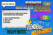 RETRO UI KIT Elements + Templates, a Social Media Template by Headquarters (Thumbnail 6 of 6)