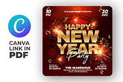 2026 Happy New Year Flyer Template, a Social Media Template by Artonix (Thumbnail 2 of 3)