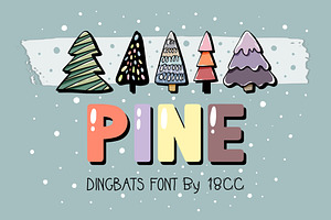 Pine OTF Dingbats Font, a Symbol Font by DREAMs Soul G.