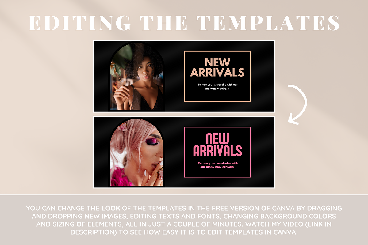 Chic Black & Rose Shopify Theme, a Shopify Template by SunshineStudioBoutique (Photo 7 of 10)