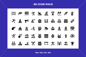 Athletics icons, an Outline Icon by Wencory