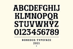 Boneous Font