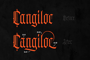 Bullgine Blackletter, a Blackletter Font by Letterhend Studio (Thumbnail 3 of 8)