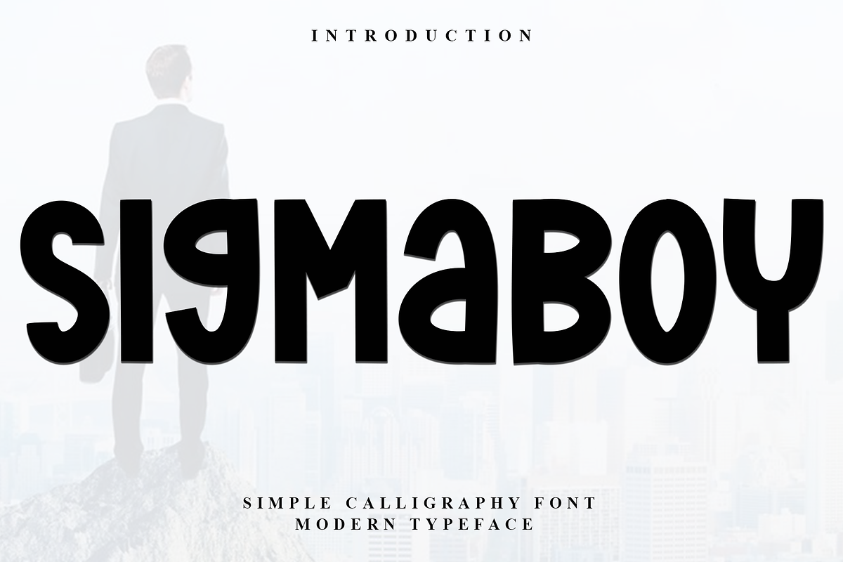 Sigma Boy, a Script Font by InermediaSTUDIO (Photo 1 of 6)