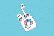 Cute Kawaii Unicorn Characters, an Animal Illustration by Palau (Thumbnail 7 of 12)