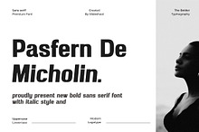 Pasfern De Micholin || Sans Serif