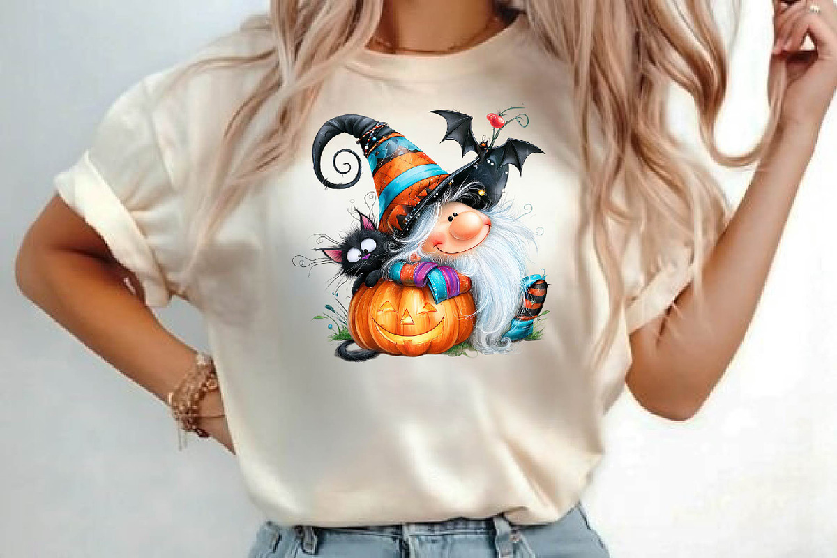 Halloween Gnomes Clipart Set, a Seasonal Illustration by fashionaddict (Photo 5 of 7)