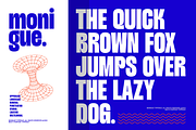 Monigue - Condensed Sans Serif Font, a Sans Serif Font by Zarma Type (Thumbnail 2 of 11)