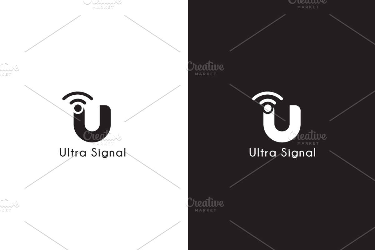 Ultra Signal - Letter U Logo, a Branding & Logo Template by Sahade Studio (Photo 3 of 4)