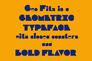 Geo Fitz - geometric font, a Sans Serif Font by Font Infusions (Thumbnail 2 of 14)