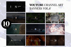 10 Youtube Channel Art Banners vol.6
