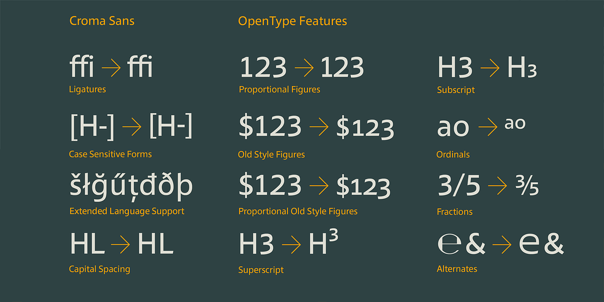 Croma Sans, a Sans Serif Font by Hoftype (Photo 8 of 10)