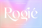 Rogie - Modern Display Serif, a Serif Font by Mokatype Studio (Thumbnail 1 of 11)