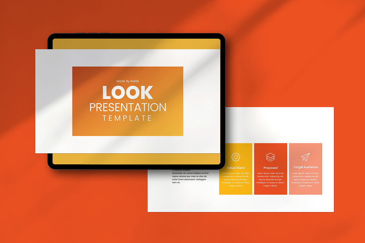 Look | PowerPoint Template, a Presentation Template by CreativeSlides